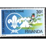 Escotismo Ruanda 1983 75º Aniversário do Escotismo 30c - 37.243 Mint