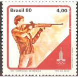 C1153 OLIMPÍADAS DE MOSCOU - TIRO - 1980  NOVO 3336