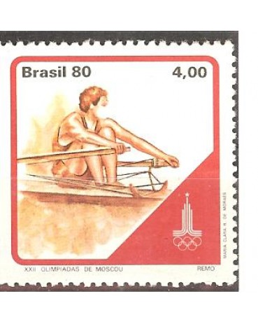 C1155 OLIMPÍADAS DE MOSCOU - REMO  1980  MINT 3339