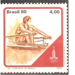C1155 OLIMPÍADAS DE MOSCOU - REMO 1980 NOVO  3340