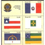 C1231/1235 BANDEIRAS DOS ESTADOS I 3444 mint