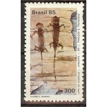 C1456 PINTURAS RUPESTRES - LAPA DA CABOCLA - 1985  - 3665 mint
