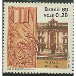 C1620 ANO DA BIBLIOTECA PÚBLICA 1989 MINT 3913