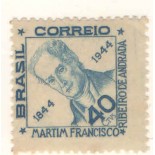 C194 100 ANOS DA MORTE DE MARTIN FRANCISCO - NOVO COM GOMA  - 4599 