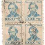 R-522 - QUADRA -  GONÇALVES DIAS - CARIMBADO,SEM MARCA DE CHARNEIRA 1965 FC04641