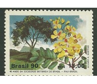 C1666 - SOCIEDADE BOTÂNICA - PAU-BRASIL - MINT 4699 - 1990