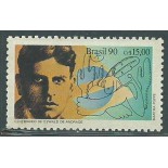 C1709 - DIA DO LIVRO  - O. DE ANDRADE 1990 MINT 4760