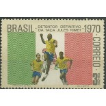 C682  - TRICAMPEÃO DE FUTEBOL NO MÉXICO - PELÉ 1970 - Mint 4899