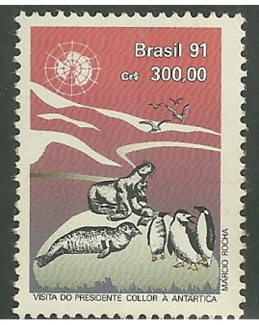C1725 - ANTÁRTICA 1991 Mint  4968a
