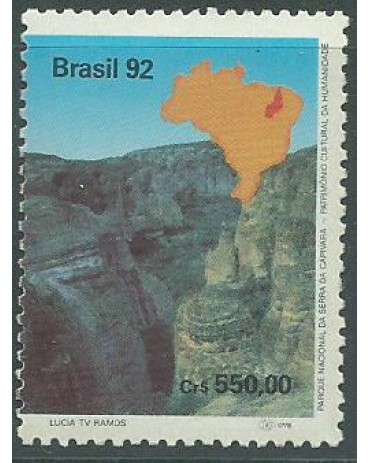 C1811 - SERRA DA CAPIVARA - MAPA - 1992 NOVO 5093
