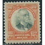 O-02 - 20 réis AFONSO PENA 1906 NOVO  5926 