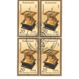 ALEMANHA  ORIENTAL - DDR - QUADRA COM LINDO CARIMBO