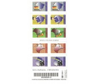 CD-23  CADERNETA CIDADANIA, COM 10 SELOS  R-744/748 - MINT 6333
