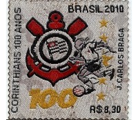 C3028 100 ANOS DO CORINTHIANS - TECIDO - 2010 - 6702