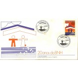 FDC335/84 - 20 ANOS DO BNH - CONTÉM PONTOS DE FERRUGEM  6843