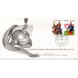 FDC242/1981 150 ANOS DA POLÍCIA MILITAR DE SP CARIMBO BA  7301