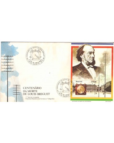 FDC309/83  LOUIS BREGUET , CONTÉM ALGUMAS MANCHAS FC07316