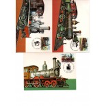 1983 Máximos Postais 79/81 Série Património Ferroviário 7469 CBC Jundiaí,S.J.Delrei, RJ