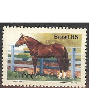 C1444  RAÇAS BRASILEIRAS - CAMPOLINA - 1985  NOVO 3656