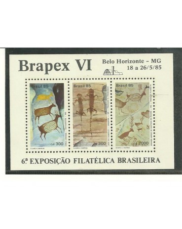 B69 Pinturas Rupestres Brapex VI. mint  875