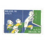 C2076/2077 Criança na escola -  CONJUNTO - Mint