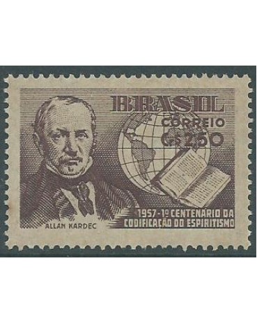 1957 ALLAN KARDEC  - CENTENÁRIO DA CODIFICAÇÃO DO ESPIRITISMO - NOVO - 10.014