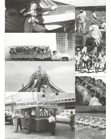BRASÍLIA - POSTAIS SÉRIE DA CONSTRUÇÃO DE BRASILIA - 10 PEÇAS NOVAS 10.157