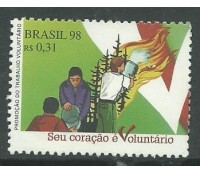 C2083 TRABALHO VOLUNTÁRIO - HOMEM E O FOGO 98 -10.198 - Mint