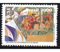 C2253 Lubrapex 2000 Brasil 500 Anos - Índios - Novo com goma