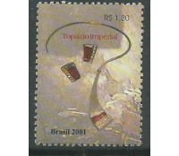 C2432 TOPÁZIO 2001 - DESTACADO DO BLOCO  10.480A Mint