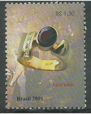 C2433 GRANADA 2001 - DESTACADO DO BLOCO 10.481 Mint