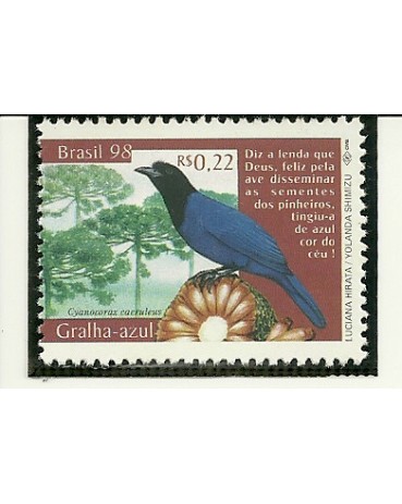 C2139 Gralha- azul Mint 988