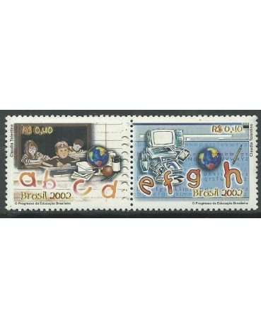 C2451/2452 EDUCAÇÃO BRASILEIRA 2002 - 10.512 Mint