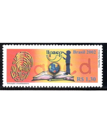 C2492 UPAEP EDUCAÇÃO E ANALFABETISMO 2002 - 10.552 Mint