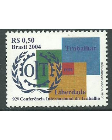 C2568  CONFERÊNCIA INT. DO TRABALHO - O.I.T. 2004 - 10.649 Mint