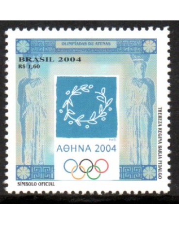 C2575 OLIMPÍADAS DE ATENAS - LOGOMARCA 2004 -10.656 Mint