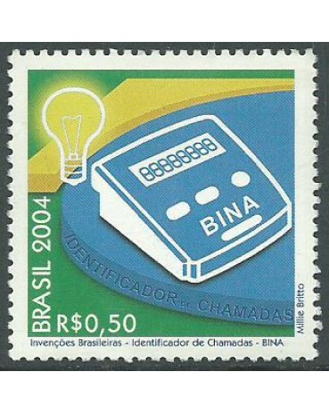 C2583 INVENÇÕES BRASILEIRAS - BINA 2004 - 10.664 Mint