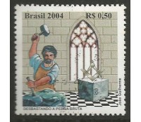 C2587 MAÇONARIA - PEDRA BRUTA 2004 - 10.667 Mint