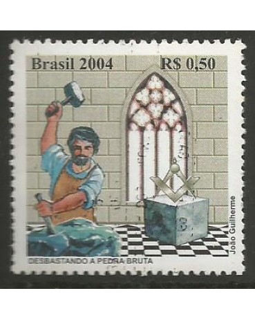 C2587 MAÇONARIA - PEDRA BRUTA 2004 - 10.667 Mint