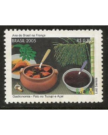 C2614 ANO DO BRASIL NA FRANÇA - GASTRONOMIA  2005 - 10.704 M
