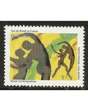 C2615 ANO DO BRASIL NA FRANÇA - DANÇA 2005 - 10.705  Mint