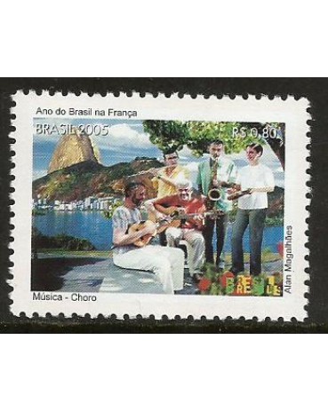 C2617 ANO DO BRASIL NA FRANÇA - MUSICA-CHORO - 2005 - 10.707 Mint
