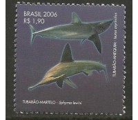 C2668 TUBARÕES DO LITORAL BRASILEIRO 2006 MARTELO, DO BLOCO 144 - 10.815 Mint