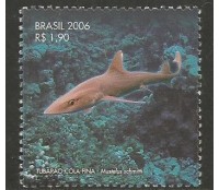 C2669 TUBARÕES DO LITORAL BRASILEIRO 2006, DO BLOCO 144 COLA-FINA 10.816  Mint