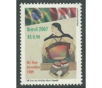 C2694 BRASIL/CANADÁ 140 ANOS - 2007 - 10.871 Mint