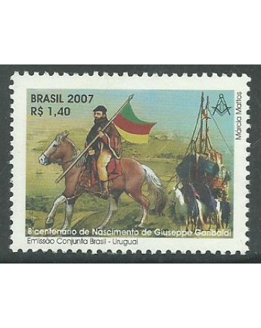 C2696 GIUSEPPE GARIBALDI - SEIVAL 2007 - 10.873 Mint