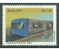 C2697 TRANSP. FERROVIÁRIOS METRÔ 2007 - 10.874 Mint