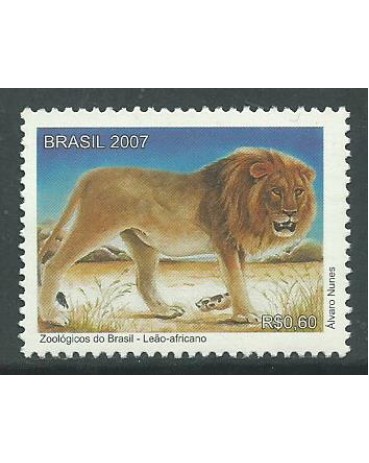 C2715 ZOOLÓGICOS - LEÃO 2007 - 10.885  Mint