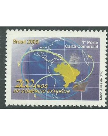 C2724 200 ANOS DO COMÉRCIO EXTERIOR 2008 - 10.917 Mint