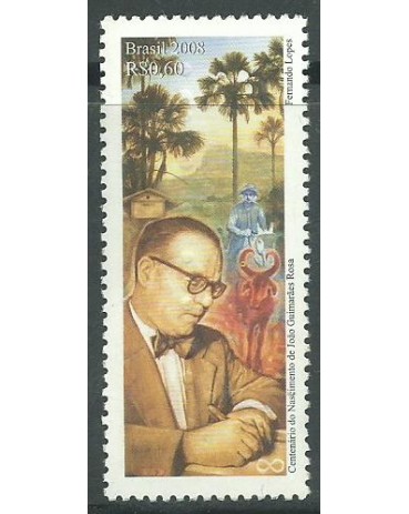 C2756 100 ANOS DO NASCIMENTO DE GUIMARÃES ROSA 2008 - 10.985 Mint